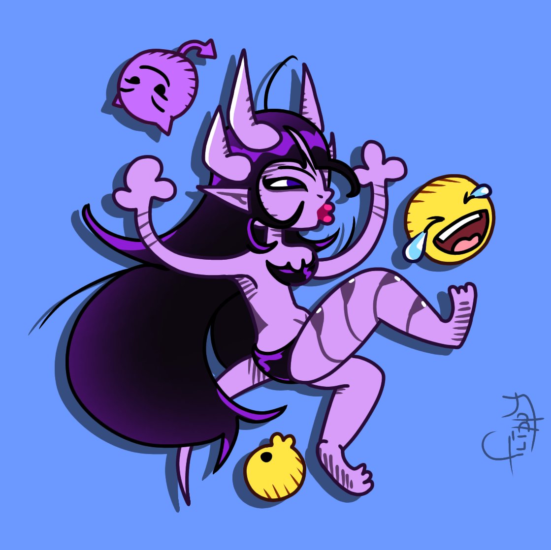 Fanart que eu fiz pra essa pessoa muito fofa <a href="/mefartx/">𓆩 Samantha 𓆪 | VGEN</a>