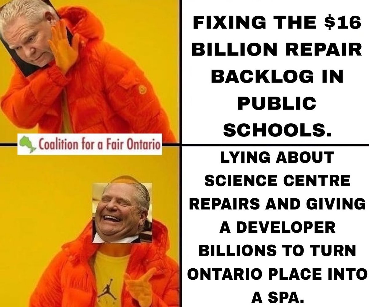 #onpoli #TOpoli #DougFordIsCorrupt #sciencecentre #OntarioPlace