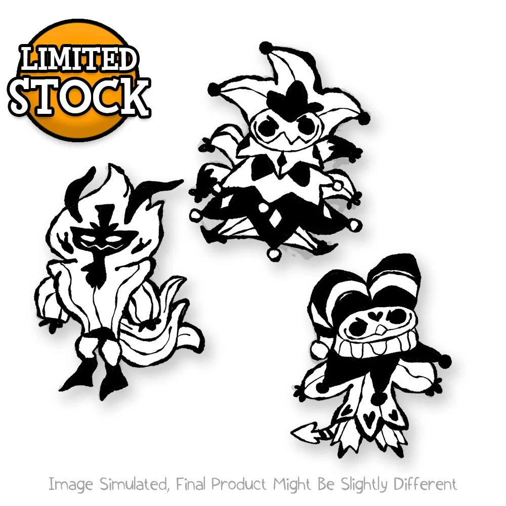 GINGER掲載商品】 Helluvaboss ピンバッジ sketchy IMP ピンズ GINGER掲載商品】 Helluvaboss ピンバッジ sketchy IMP ピンズ