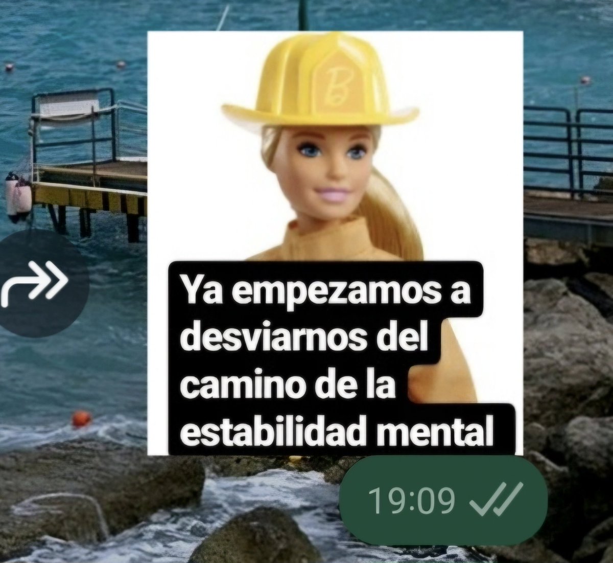 meechiabregu's tweet photo. La psicóloga me cancelo la sesión por un problema personal y le conteste con este stiker: https://t.co/z5PZMsGwzX