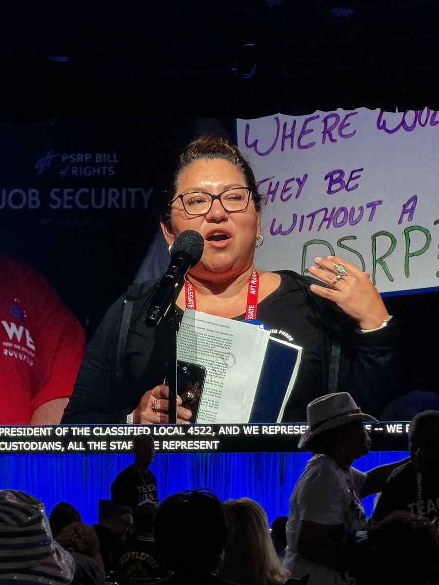 The AFT PSRP Bill of Rights passes unanimously !!!  Let’s make this happen!! <a href="/nysut/">NYSUT</a>