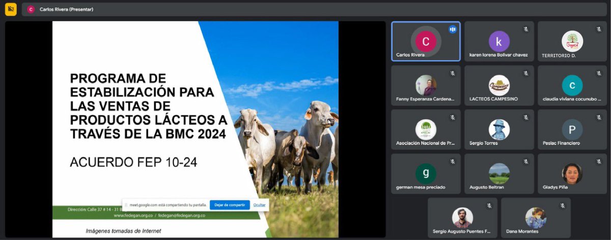 Con el apoyo de <a href="/Analac_COL/">ANALAC</a> realizamos socialización sobre mecanismo y requisitos para participar en el Fondo de Estabilización de Precios para venta de lácteos:  LEP, queso madurado, fresco, leche UHT. 
#BoyacáTerritorioDeSabores #YoApoyoAlLecheroBoyacense