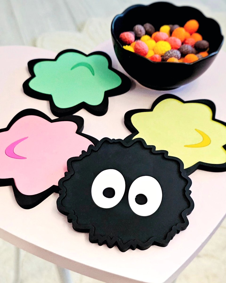 deadcuteshop's tweet photo. Soot candy coasters dropping friday https://t.co/yUWQd9gMEA