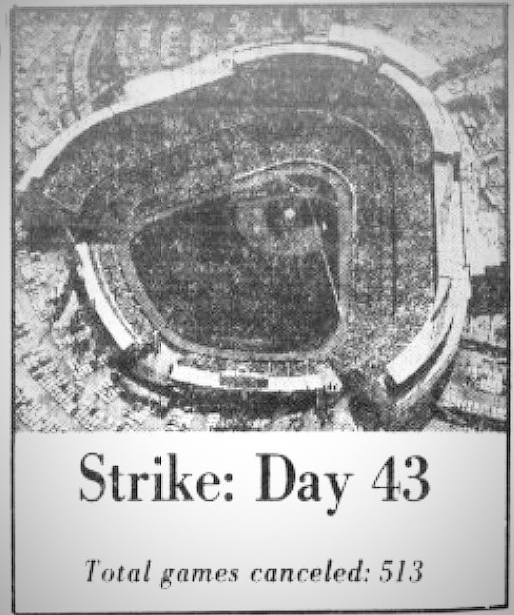 b_e_sabin's tweet photo. This day in 1981 baseball: The strike continues…
#baseball #baseballlife #fortheloveofthegame #societyforamericanbaseballresearch #baseballseason #baseballseason1981 #1981mlb #mlb #regularseason #regularseason1981 #mlbnews #majorleaguebaseball https://t.co/7i6XrBRxcC