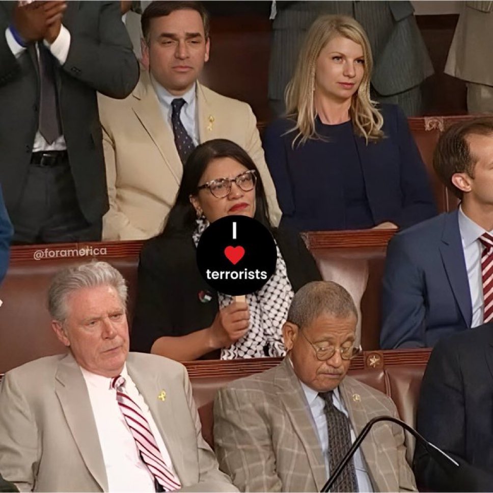 A criminal against the American people financed by Iran and Qatar in the American Congress - what the American people are going to do with her?