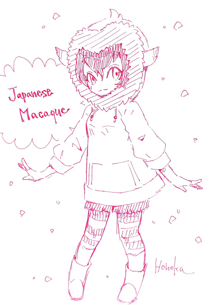 キンシコウ(けものフレンズ) 「おサルフレンズ」|Honokaのイラスト