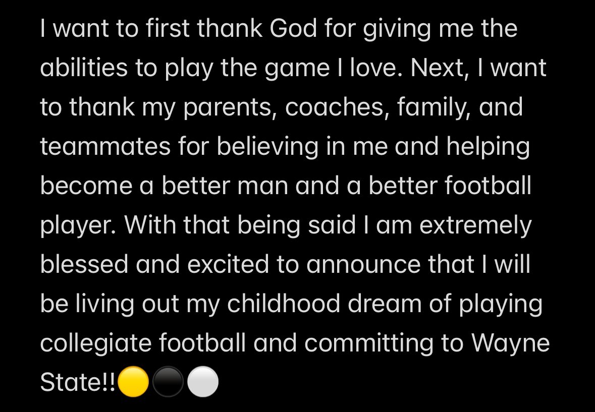 Andrew Meduna (@andrew_meduna) on Twitter photo COMMITTED!!🟡⚫️⚪️
<a href="/LMasters8/">Logan Masters</a> <a href="/COACHMCLAU/">SCOTT MCLAUGHLIN</a> <a href="/willanglin13/">Will Anglin</a>
Let’s work!! #Cat25tandard #ForThePaw COMMITTED!!🟡⚫️⚪️
<a href="/LMasters8/">Logan Masters</a> <a href="/COACHMCLAU/">SCOTT MCLAUGHLIN</a> <a href="/willanglin13/">Will Anglin</a>
Let’s work!! #Cat25tandard #ForThePaw