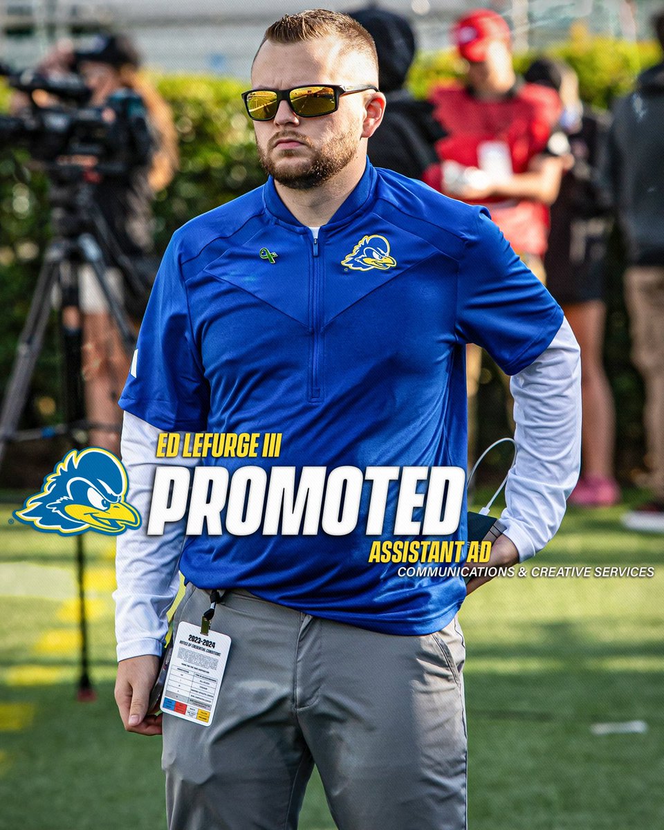 EL3theSID's tweet image. I’m forever grateful to @LaMarca_Nick, @jskolnick6, &amp;amp; @BlueHensRawak for trusting me to lead our team into the new era of @UDBlueHens athletics 🙏

Our crew has done some fantastic work and we are only just getting started! Exciting things happening in Newark 😎