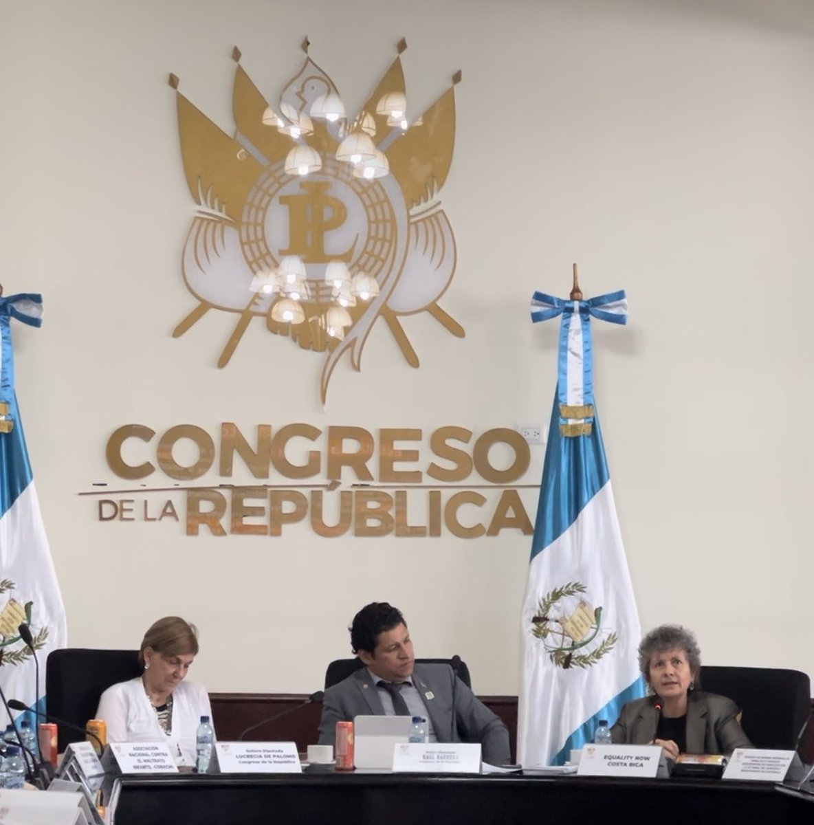 equalitynow's tweet photo. In the Congress of #Guatemala, reforms affecting children and adolescents are being discussed. Yesterday, Equality Now's legal advisor, @AnaElenaObando, spoke about the need to adopt a #consent-based definition of #SexualViolence in the law and the exemption of responsibility in sexual relationships between adolescents over 16 years old, provided there is no age difference of more than 2 years or an asymmetrical power relationship that generates any coercion, violence, dependency, exploitation, or vulnerability of the victim.