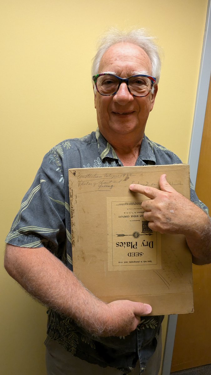 What was once lost is now found and what a finding it is! The glass plates from the 'Einstein Camera' used in the 1922 CDN expedition led by (C. Chant assisted by R.K Young) to Western AUS to prove the theory of general relativity found by Dennis Crabtree Director Emeritus, DAO