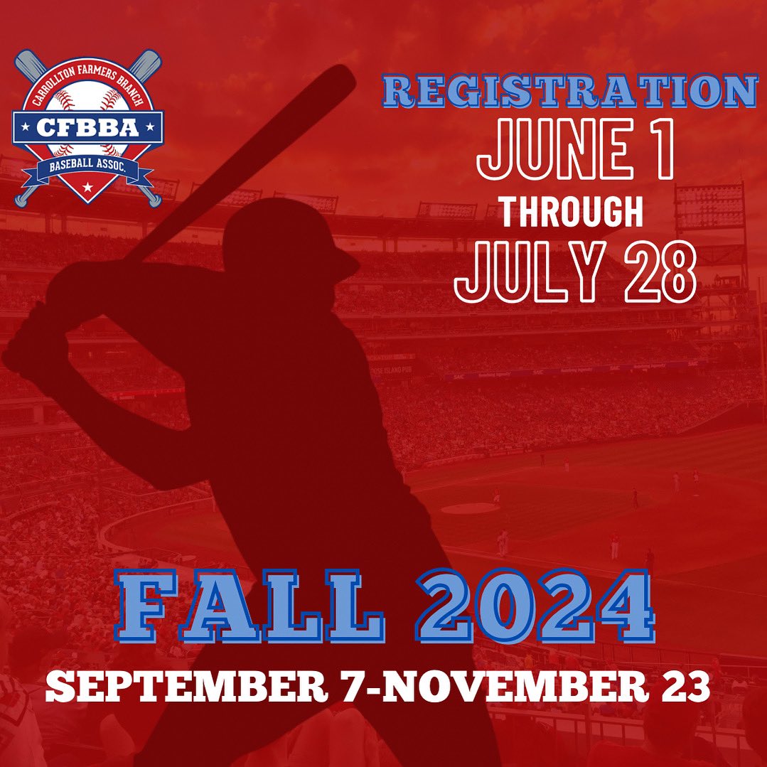 Carrollton-Farmers Branch Baseball Association tweet media