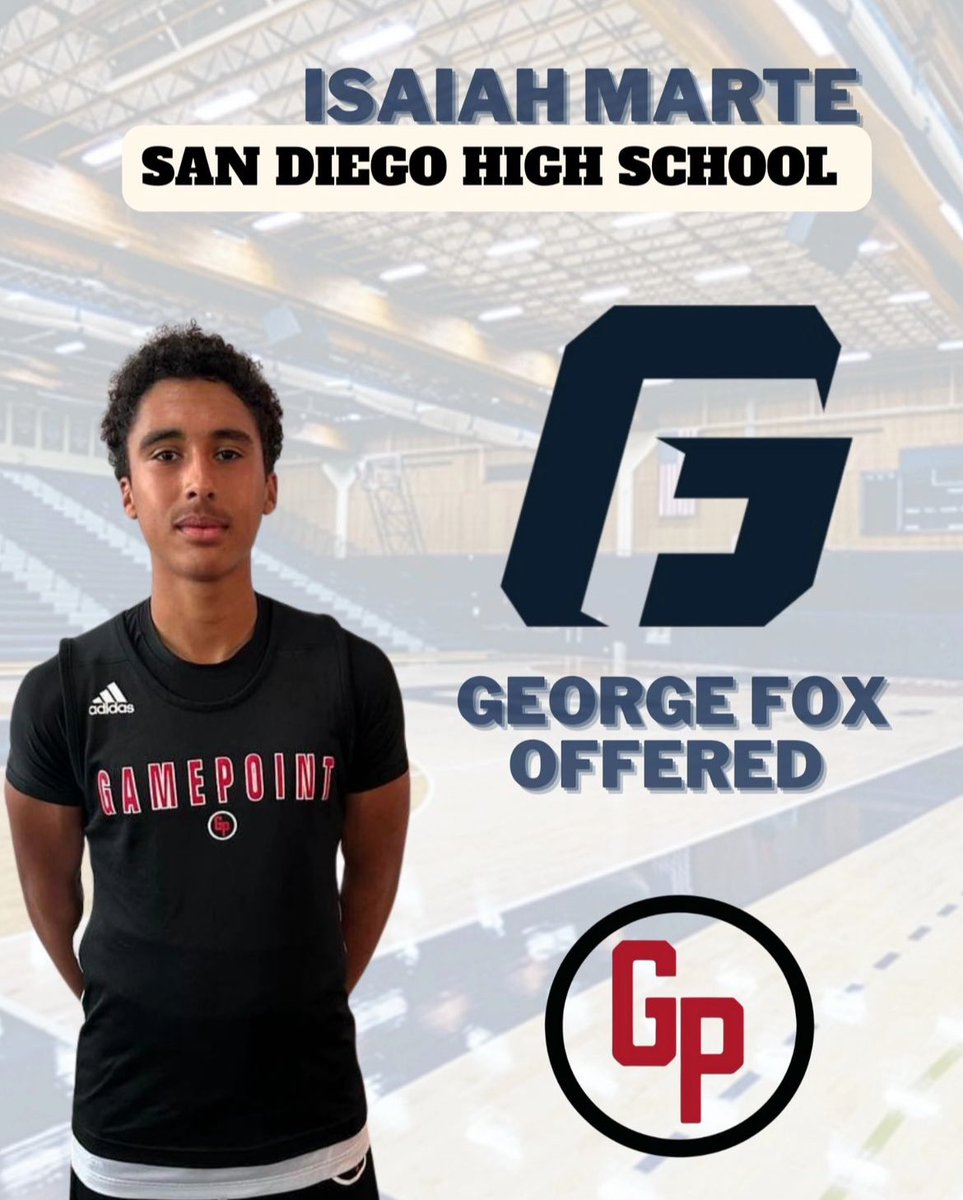 Blessed to receive an offer from George Fox University. Thank you Coach Maco and the coaching staff for believing in me