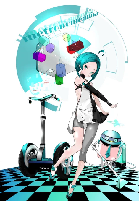 #無名絵師なので私をフォローして有名にしてくださいアイコンの子です。 メトロノームといいます。 