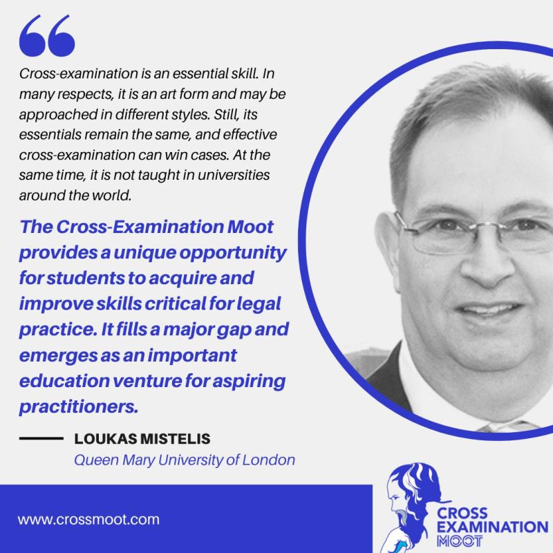 🌟 Elevate Your Advocacy Game: 🌟

Take your legal skills to new heights with moot competitions. Our Cross-Examination Moot promises an immersive experience in transnational arbitration.

🔗 Learn More &amp; Register: crossmoot.com