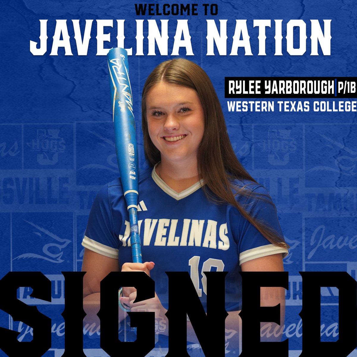 TAMUKSB's tweet image. Welcome the newest member of Javelina Nation, Rylee Yarborough 🥳!

#GoJavelinas