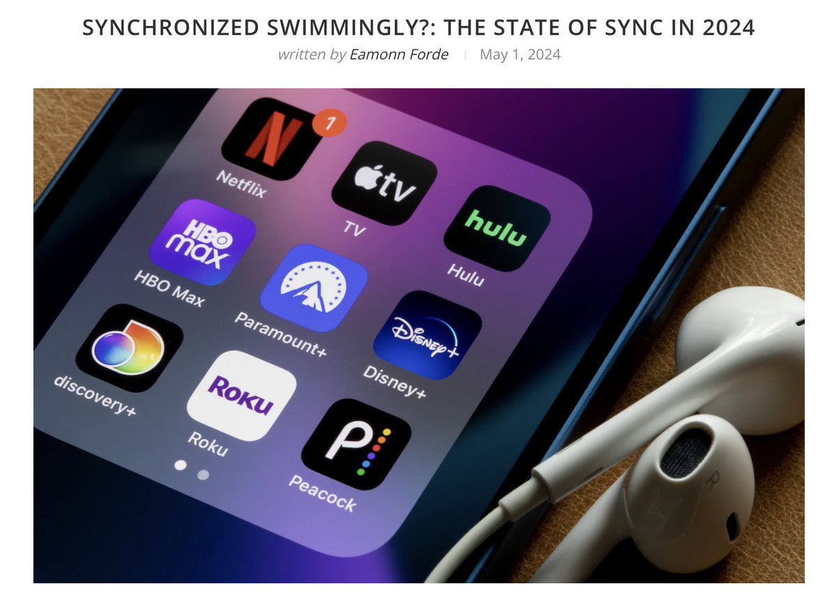 🎶 What’s in store for sync in 2024 and beyond? While the last few years have been turbulent for the industry, an evolving world brings new challenges...and opportunities! 📰 ARTICLE ➡️ bit.ly/3yjoSNi

#syncmusic #musiclicensing #librarymusic #ArtificialIntelligence