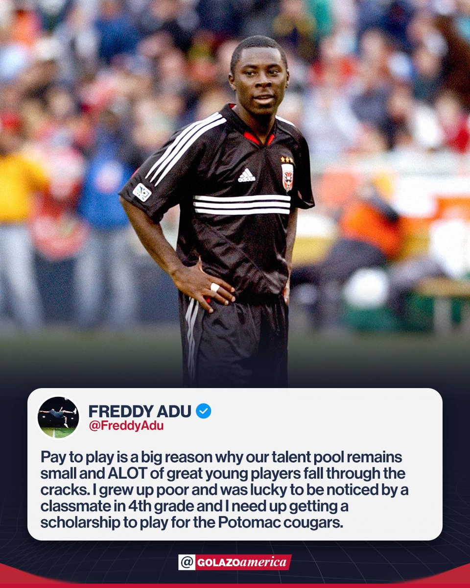 GolazoAmerica's tweet photo. Freddy Adu sounds off on U.S. Soccer after their defeat to France at the Paris Olympics 🗣️ https://t.co/4bVbvYIkFO