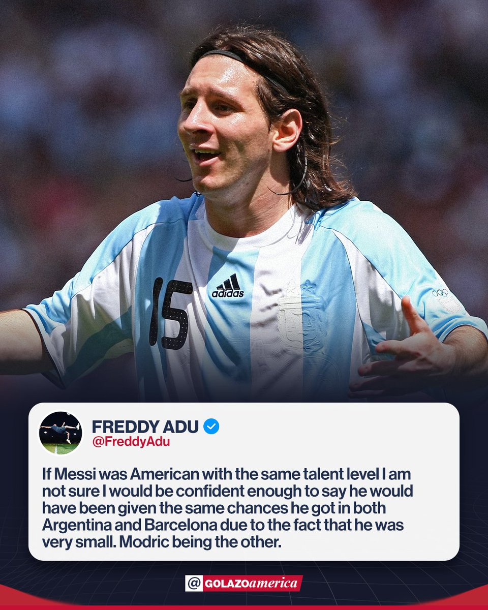 GolazoAmerica's tweet photo. Freddy Adu sounds off on U.S. Soccer after their defeat to France at the Paris Olympics 🗣️ https://t.co/4bVbvYIkFO