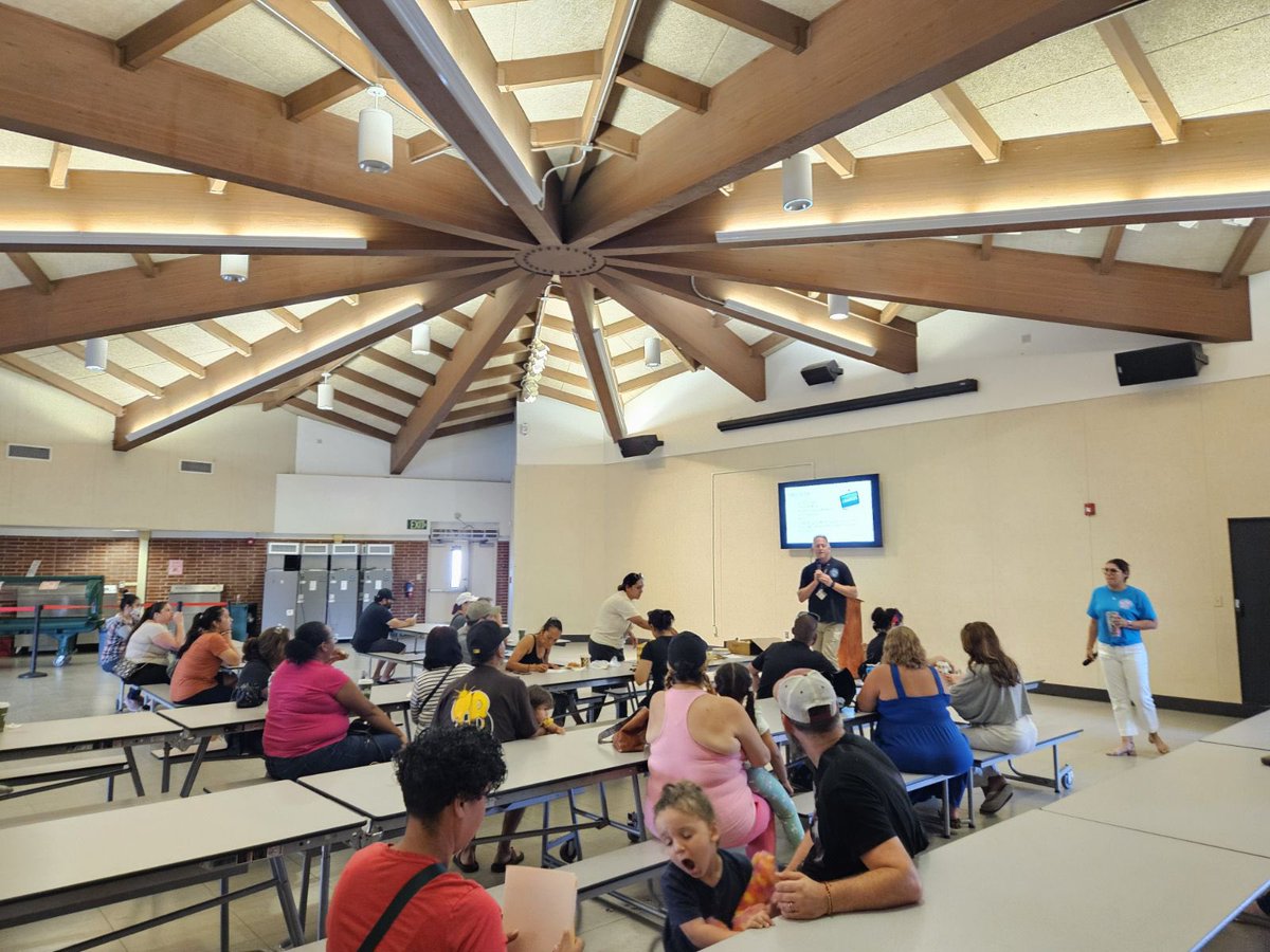 Our staff is all smiles after an amazing first day of school. We also had a wonderful turnout for our first Coffee with the Principal! #SBUSDDreamBuilding <a href="/SBUSD_NEWS/">SBUSD NEWS</a> <a href="/Supt_SBUSD/">Jose A. Espinoza</a> <a href="/kyletgriffith/">Kyle Griffith</a>