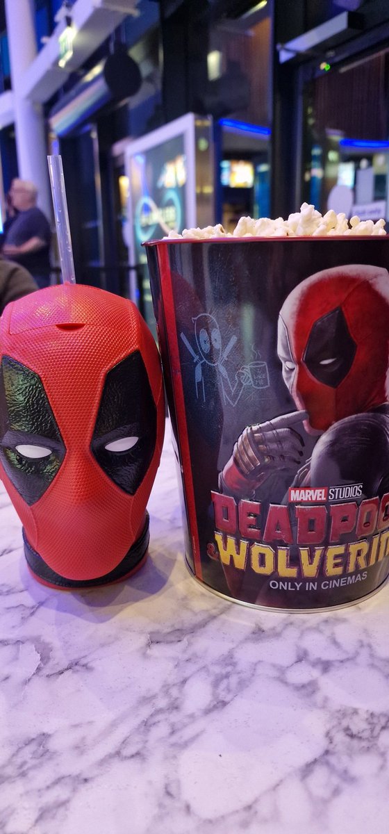 Midnight showing. Can't wait! #DeadpoolWolverine #Deadpool3 #Marvel
