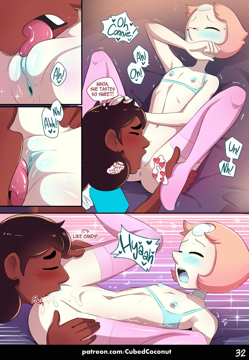 Connie gets a taste of Pearl in page 32 of Pearl's Favorite Student! 😜

All 41 pages of the complete comic are available now for supporters, link in bio!