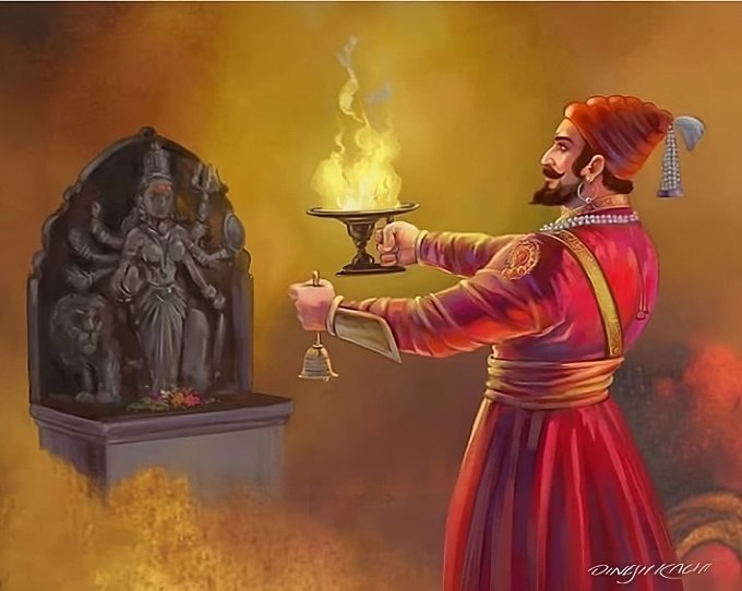 VertigoWarrior's tweet photo. 10. While he respected all religions, Chhatrapati Shivaji Maharaj never compromised on his religious roots &amp; actively worked to revive the positive aspects of Sanatan Dharm https://t.co/d69TiOuNpe