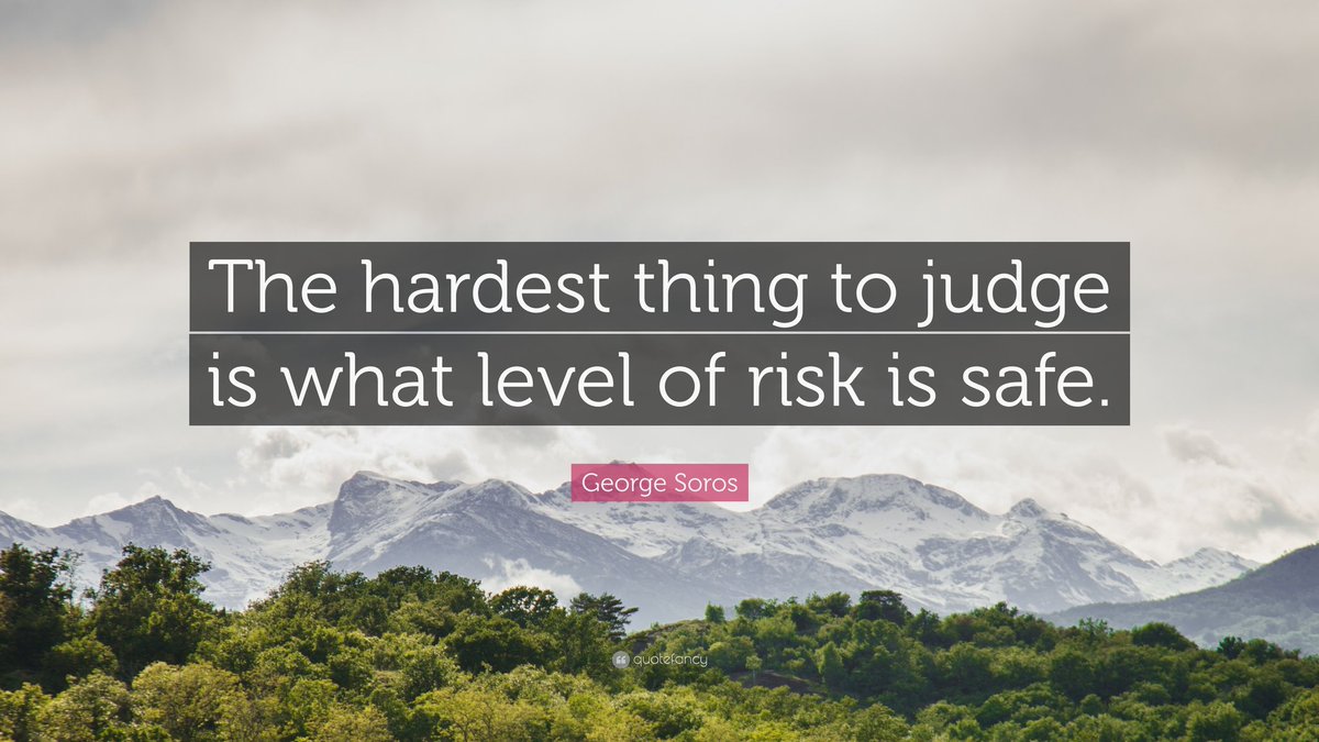 “The hardest thing to judge is what level of risk is safe.”

George Soros
#investing
#InvestmentOpportunities