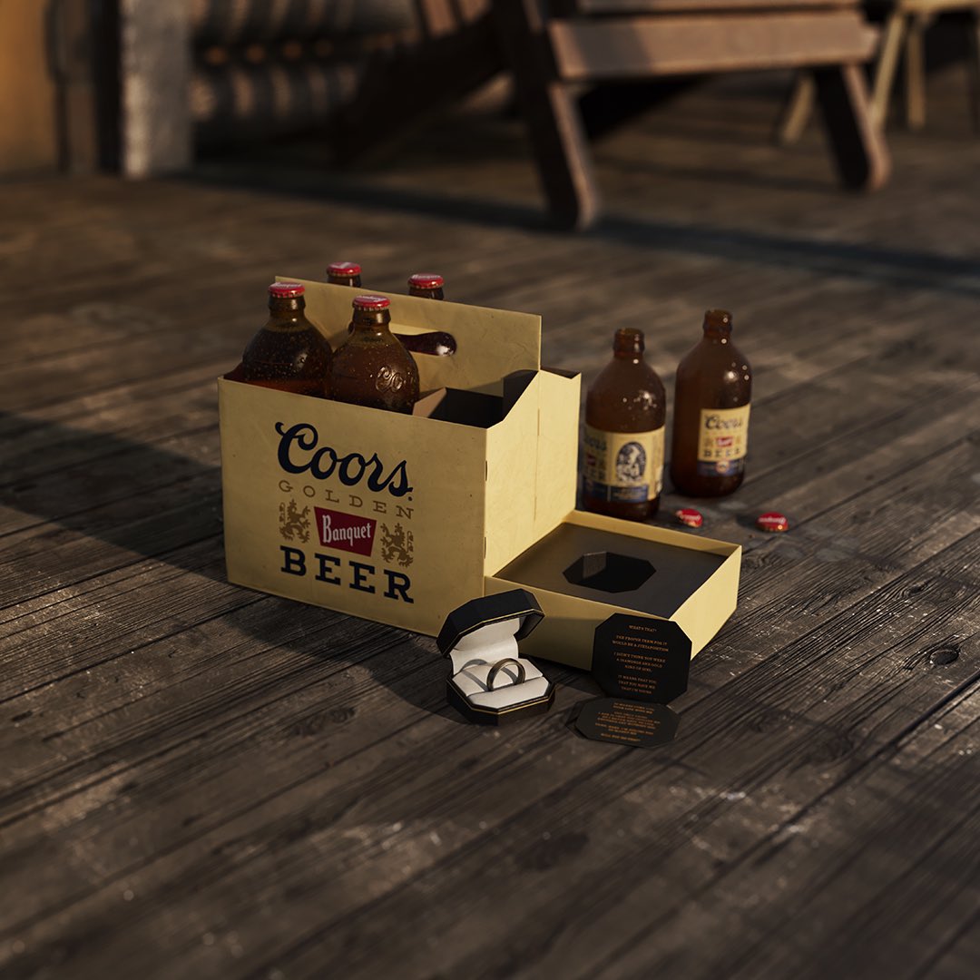 Mischief @ NFA (@mischief_usa) on Twitter photo Even if you don’t watch <a href="/Yellowstone/">Yellowstone</a> and have no idea what a Dutton is, this is still a pretty cool way to propose. <a href="/CoorsBanquet/">Coors Banquet</a> <a href="/MolsonCoors/">Molson Coors Beverage Company</a> Even if you don’t watch <a href="/Yellowstone/">Yellowstone</a> and have no idea what a Dutton is, this is still a pretty cool way to propose. <a href="/CoorsBanquet/">Coors Banquet</a> <a href="/MolsonCoors/">Molson Coors Beverage Company</a>