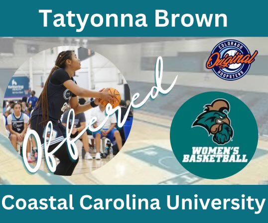 Tatyonna Brown (@tatyonnabrown) on Twitter photo After a great conversation with Coach Shoe, I am excited announce that I have received an offer from <a href="/CoastalWBB/">Coastal Women’s Basketball</a> . I am beyond blessed and thankful for this opportunity and ready to learn more about the program! After a great conversation with Coach Shoe, I am excited announce that I have received an offer from <a href="/CoastalWBB/">Coastal Women’s Basketball</a> . I am beyond blessed and thankful for this opportunity and ready to learn more about the program!