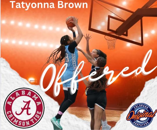 Tatyonna Brown (@tatyonnabrown) on Twitter photo After a great conversation with Coach <a href="/Plove55/">Pauline Love</a> I am excited announce that I have received an offer from <a href="/AlabamaWBB/">Alabama Women’s Basketball</a> . I am beyond blessed and thankful for this opportunity and ready to learn more about the program! After a great conversation with Coach <a href="/Plove55/">Pauline Love</a> I am excited announce that I have received an offer from <a href="/AlabamaWBB/">Alabama Women’s Basketball</a> . I am beyond blessed and thankful for this opportunity and ready to learn more about the program!