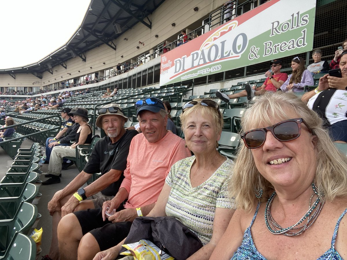 Enjoying the ⁦<a href="/RocRedWings/">Rochester Red Wings</a>⁩ at ⁦<a href="/RITtigers/">RIT</a>⁩ Employee Appreciation Night. #ROCtheSummer