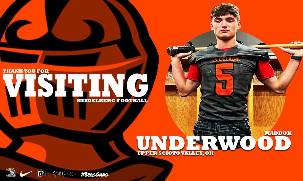 Blessed to say that I have received my first offer from <a href="/BergFootball/">Heidelberg Football</a> ! Thank you <a href="/Coach_Donaldson/">Scott Donaldson</a> and <a href="/coachjasonlewis/">Jason Lewis</a> ! #AGTG
