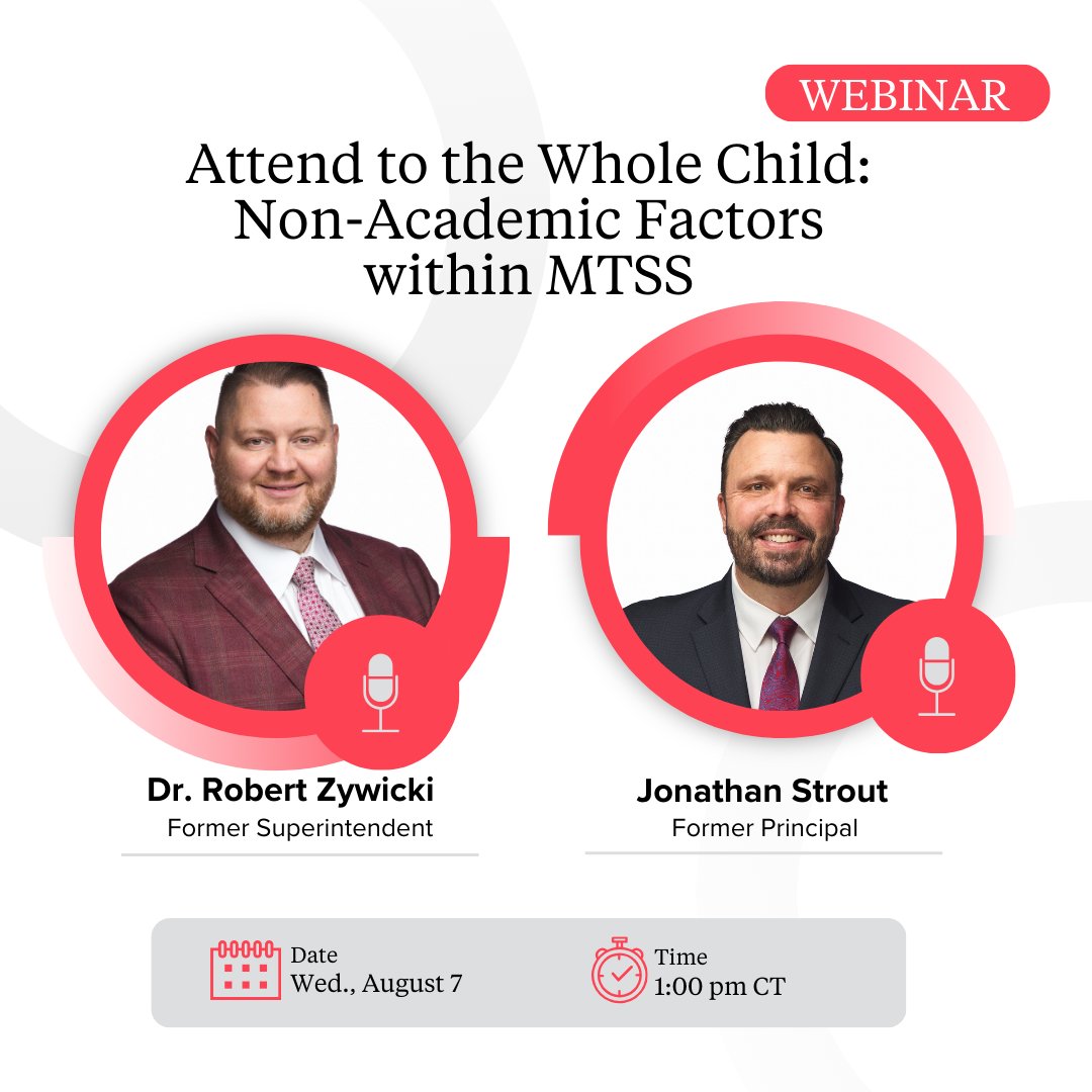 RenLearnUS's tweet photo. 📚Webinar Alert📚 Non-Academic Factors within MTSS 

Learn strategies to:
🔹Identify key non-academic factors affecting student outcomes
🔹Use non-academic data to boost achievement
🔹Implement interventions and support systems in schools

Register now: https://t.co/4a6lU8hy17 https://t.co/Uq4uenUDvL