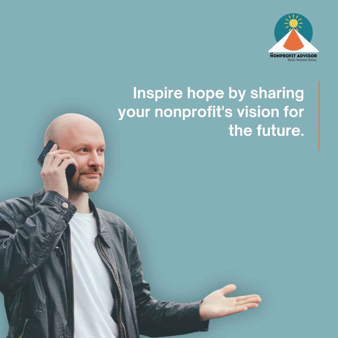 shannoncherry's tweet photo. Share your nonprofit's vision for the future to inspire hope and commitment from your supporters. 🌅💡 Download our free Storytelling for Fundraising workbook at https://t.co/XN0XYHUuTb to craft your vision.,#Nonprofit #Fundraising #FutureVision  #Inspiration https://t.co/47arhsZaNX