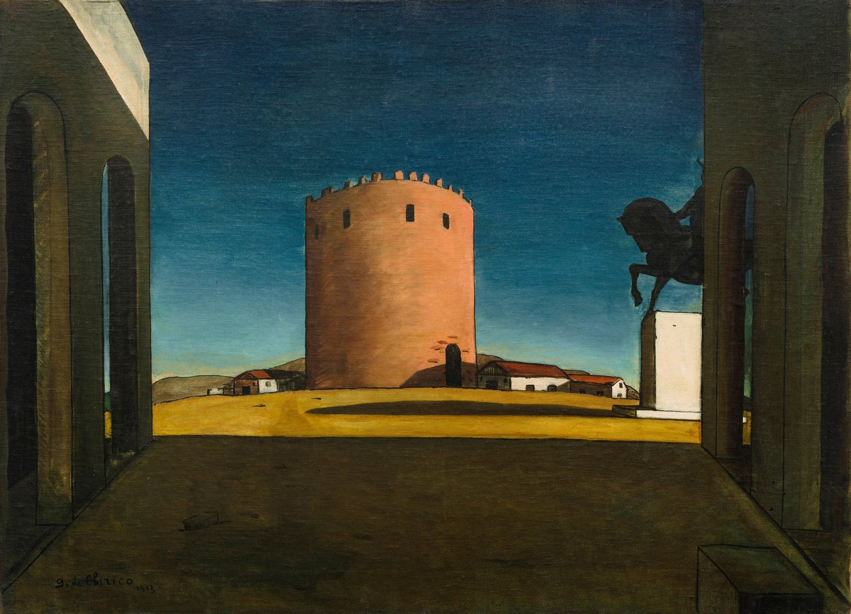 The Red Tower by Giorgio de Chirico guggenheim.org/artwork/853