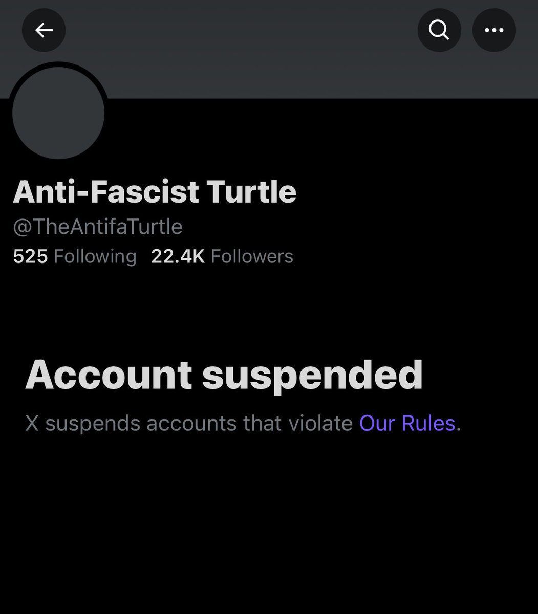 flackospalace's tweet photo. Except for when an account is against fascism and racism right ? https://t.co/rkjjE7qI6S