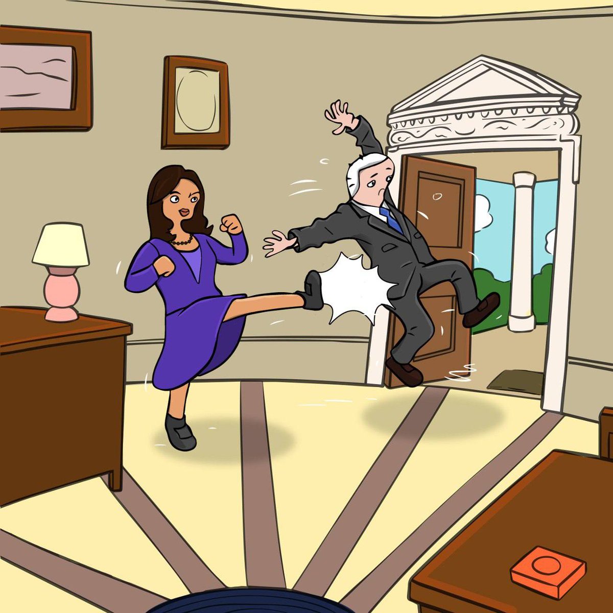 With Biden out of the white house, will Kamala be the new #POTUS? #BIDEN #TRUMP