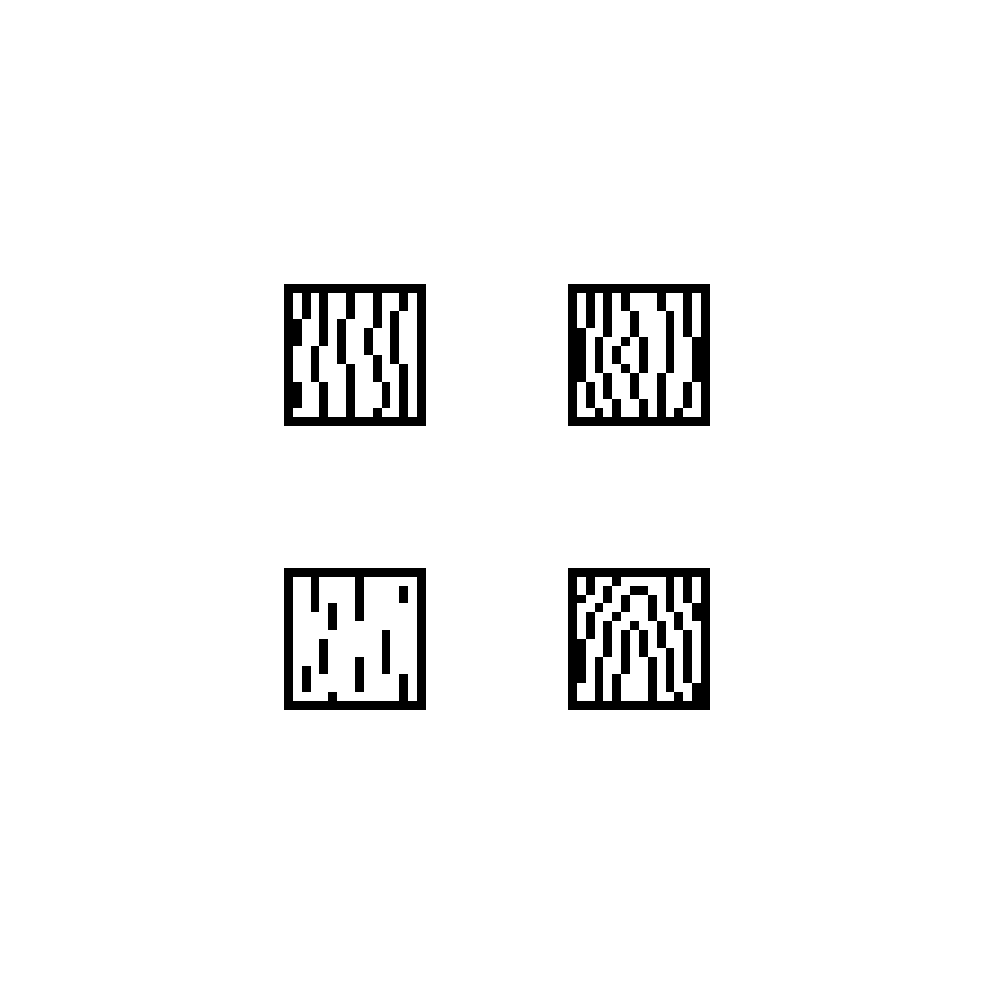 battlenaut's tweet photo. A small #set of 1-bit #WoodSamples
Day 156 for @Pixel_Dailies #pixel_dailies #pixelart #1bit https://t.co/bJ6gQr2Az4