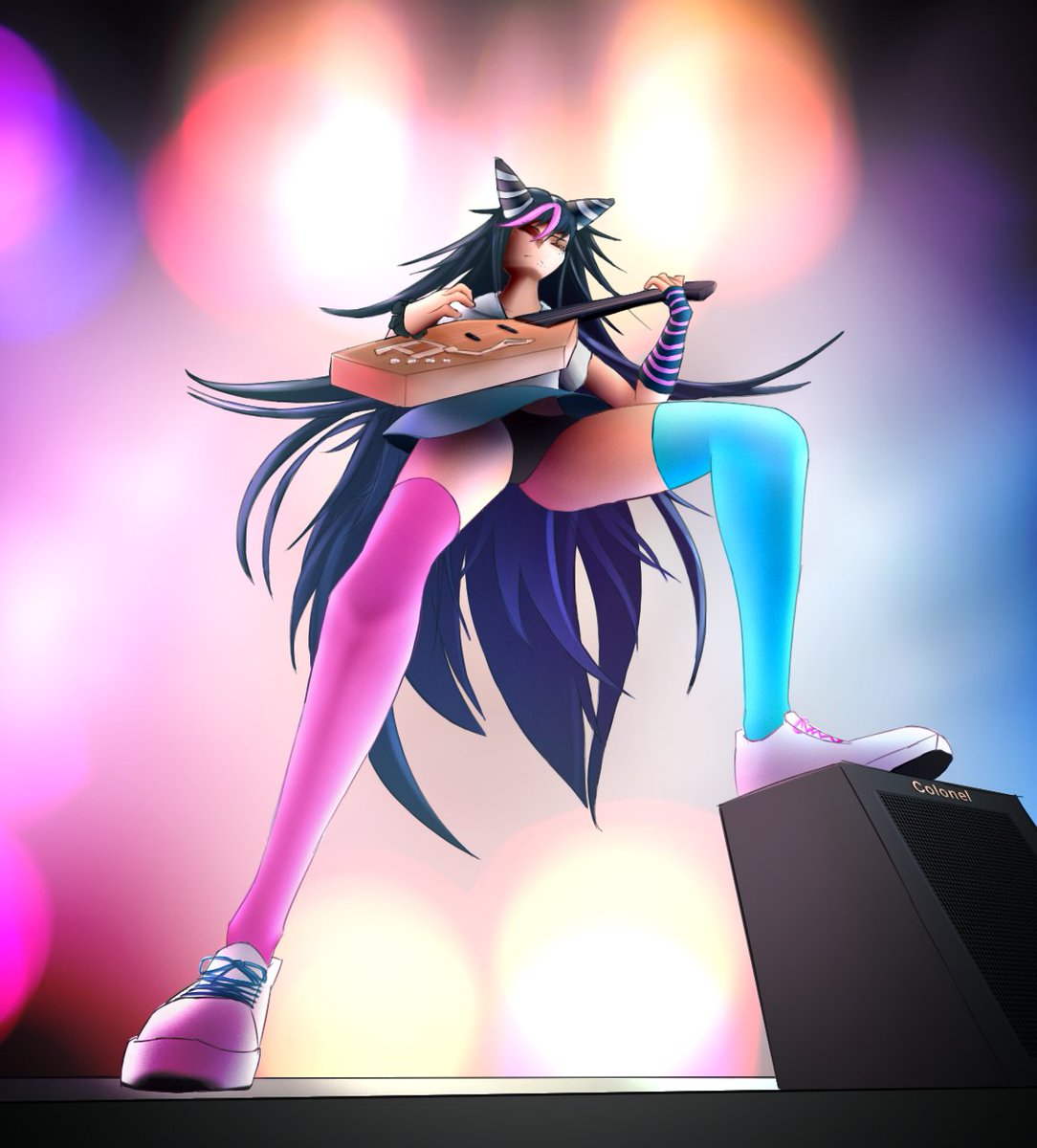 Kubankun's tweet photo. #澪田 #唯吹 #ダンガンロンパ #Mioda #Ibuki #Danganronpa https://t.co/gHxCtcIkaM