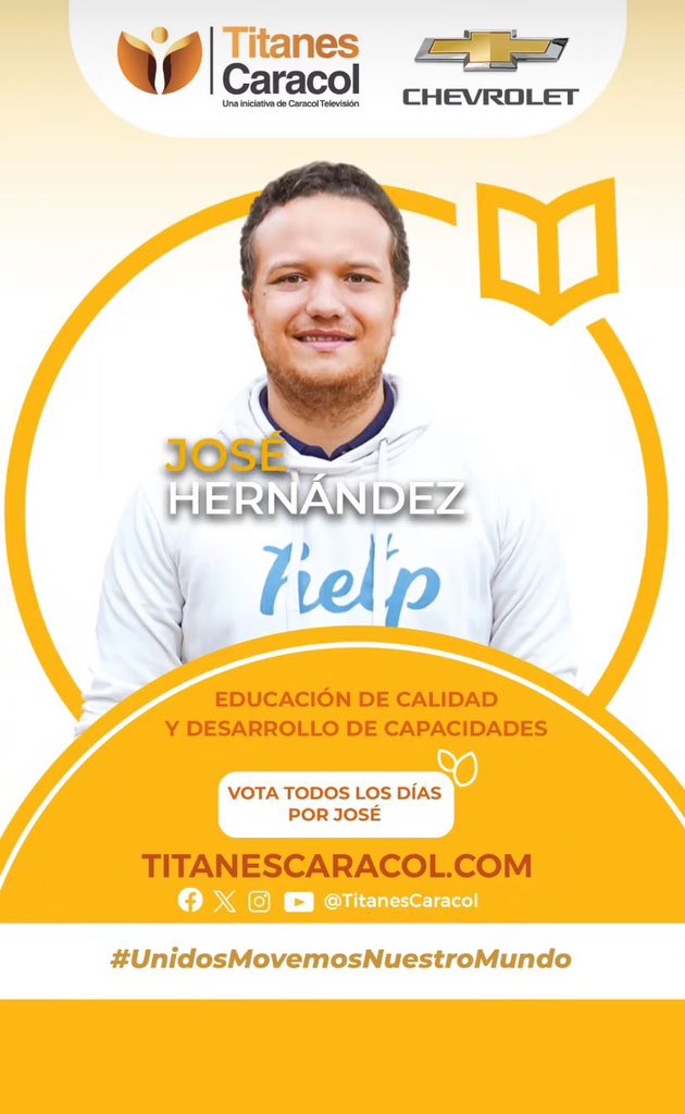 Quedan pocas horas para votar por nuestro Director <a href="/HernandezJose_A/">Jose Antonio Hernández</a> en <a href="/TitanesCaracol/">Titanes Caracol</a> !!

Vota por él aquí y ayúdanos a darle una mano a la Fundación Help! 

titanes.noticias.caracoltv.com/nominado/jose-…