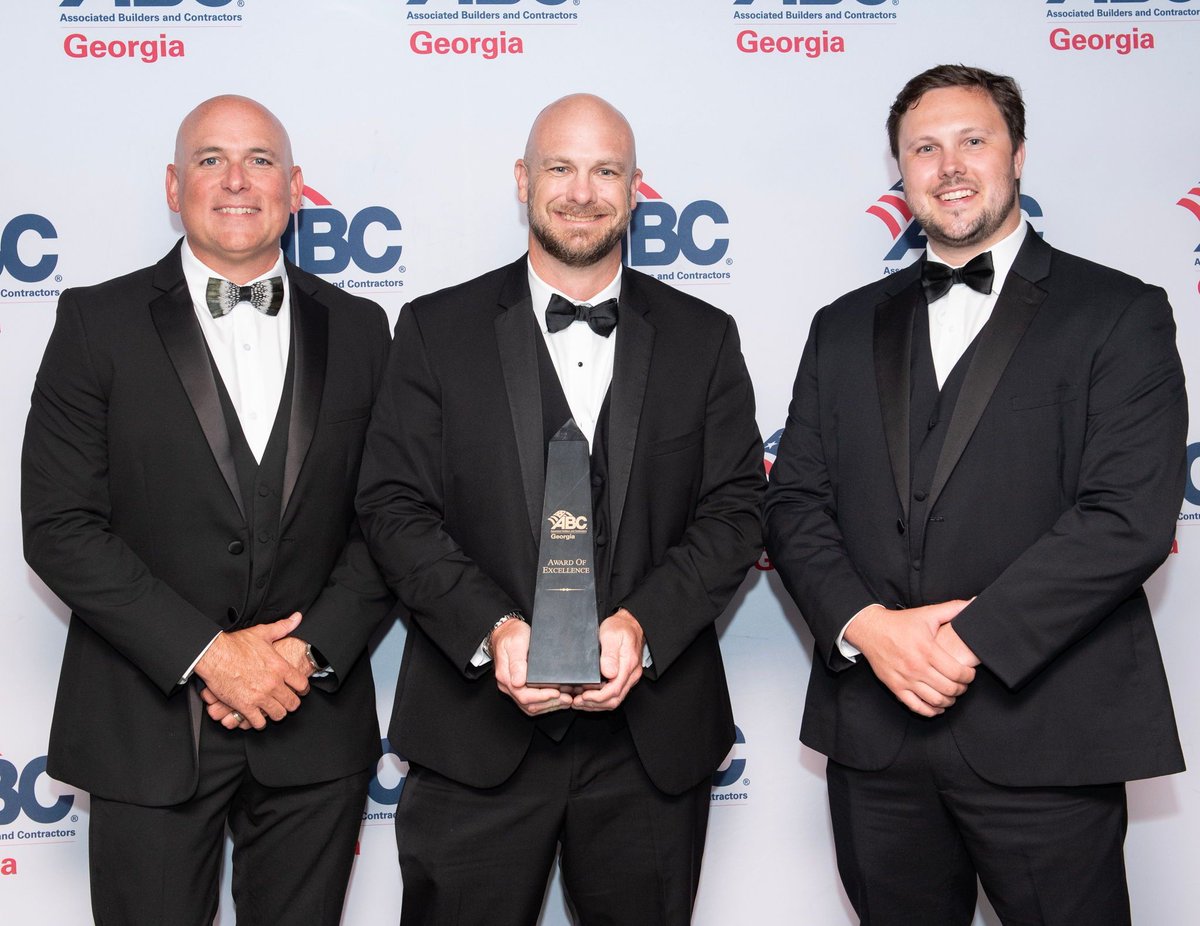 RALINassociates's tweet photo. We are thrilled to announce that GreyStone Amphitheater and the Georgia State Capitol Painting projects both won the Excellence Award in the 2024 ABC of Georgia Excellence in Construction Awards! Additionally, BlueStar Studios received a Merit Award. https://t.co/13v89Upw8d