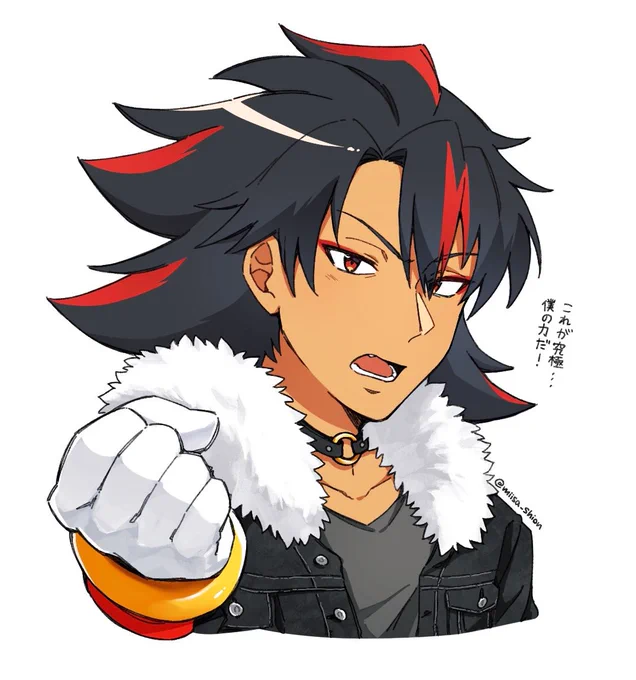 it's the year of shadow. its about damn time I draw shadow gijinka