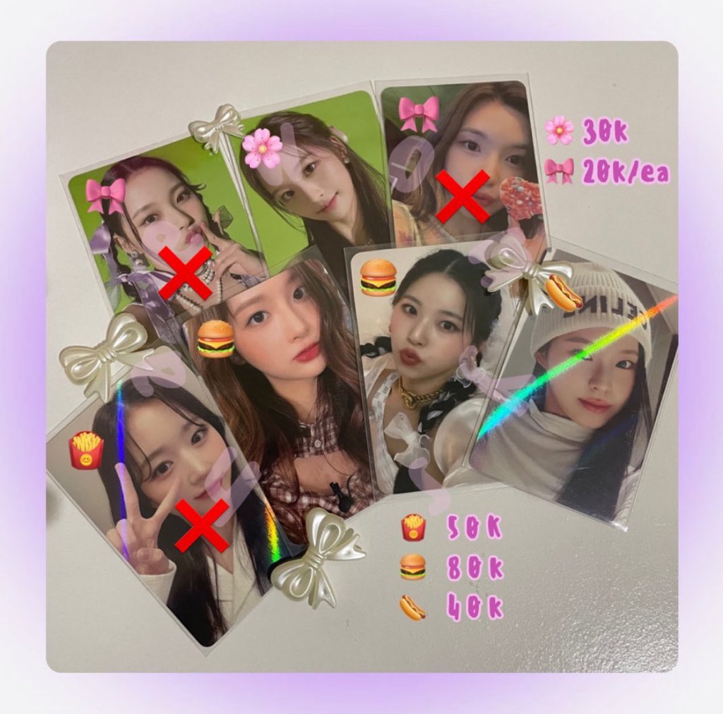 haewonys's tweet photo. @pasar_nmixx yuk nder sisa yang 🍔 bisa nego 😆 https://t.co/a7rRIGqBZG