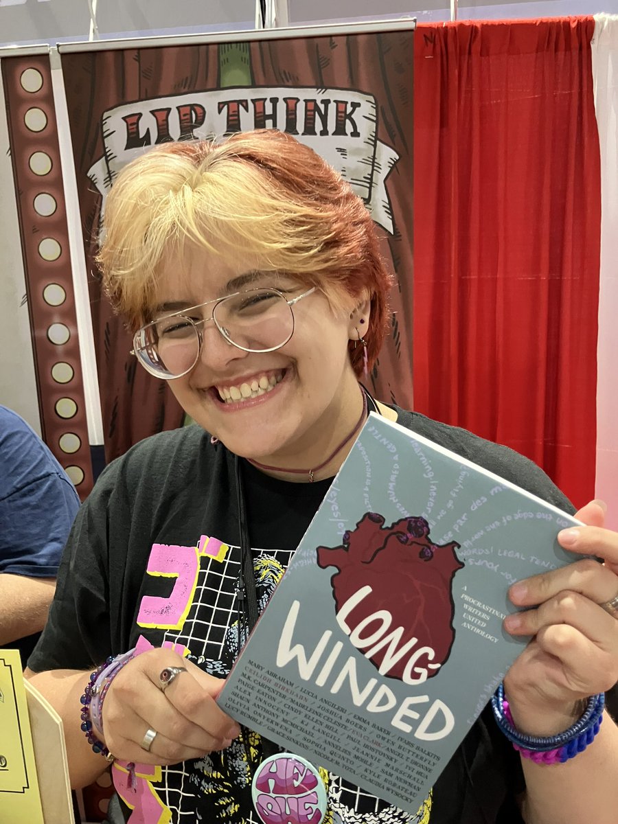 PWritersU's tweet photo. PWU is back at #SDCC #SDCC2024! Featuring our newest release, LONG-WINDED, our first collection BOTH FALSE &amp; TRUE, plus stickers, pins, keychains, and more from @suitcasedragon. Come chat with @evacathc &amp; buy a book while you’re at it! Seated at booth 2103 with @LipThinkPress. https://t.co/xcokmLKxrm