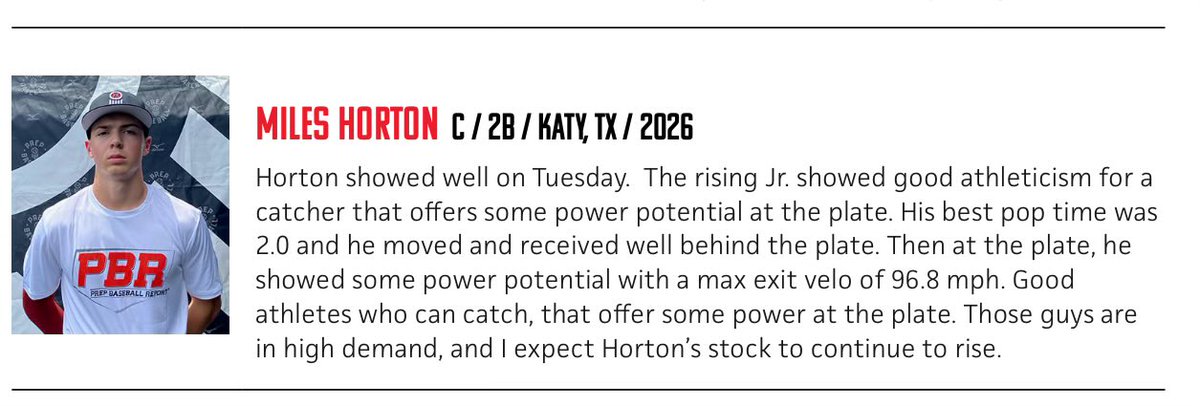 Thanks for a sweet write up @PBR_Texas