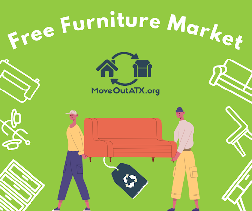 westcampusna's tweet photo. The Free Furniture Market is back! Gently used furniture dropped off at donation stations in West Campus is moved to the Free Furniture Market location where it will be available at no cost to community members. https://t.co/qvys89kh6K