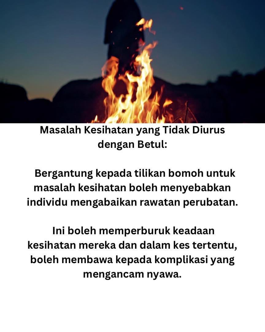 health_malaysia's tweet photo. Tilikan palsu boleh menyebabkan konflik dalam keluarga dan komuniti, terutama jika ramalan melibatkan tuduhan palsu atau ramalan yang memecah-belahkan. 

Ini boleh menyebabkan perpecahan dan ketegangan yang sukar dipulihkan. 

Thread https://t.co/ven8IlQkEy