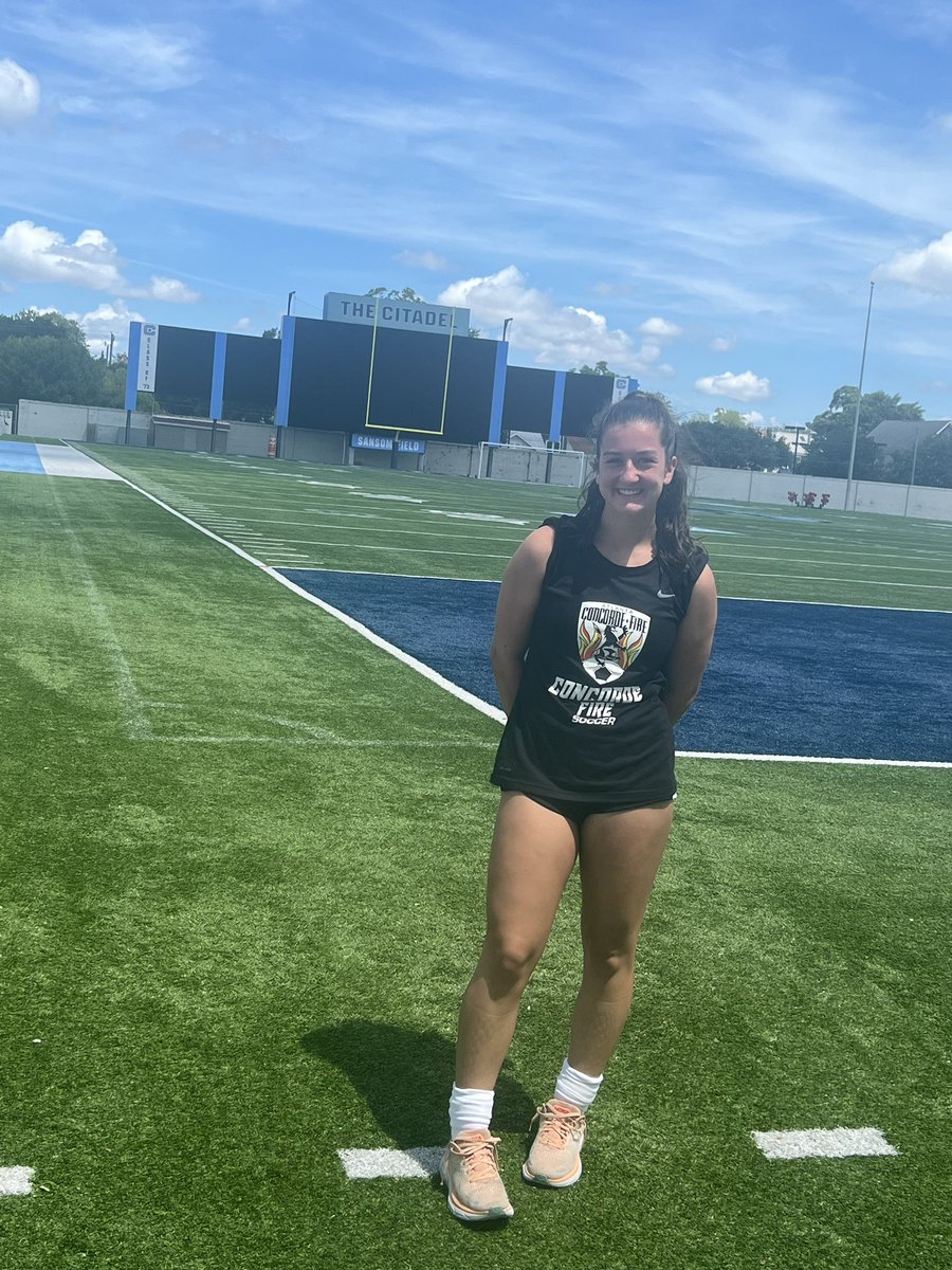 reesedenson4's tweet image. Another great conversation with Coach @c_traquair!! Look forward to getting back on @CitadelWSoccer campus!! #MarchingForward 
@ConcordeSoccer @ECNLgirls @ImYouthSoccer @ImCollegeSoccer @ECNLSoutheast