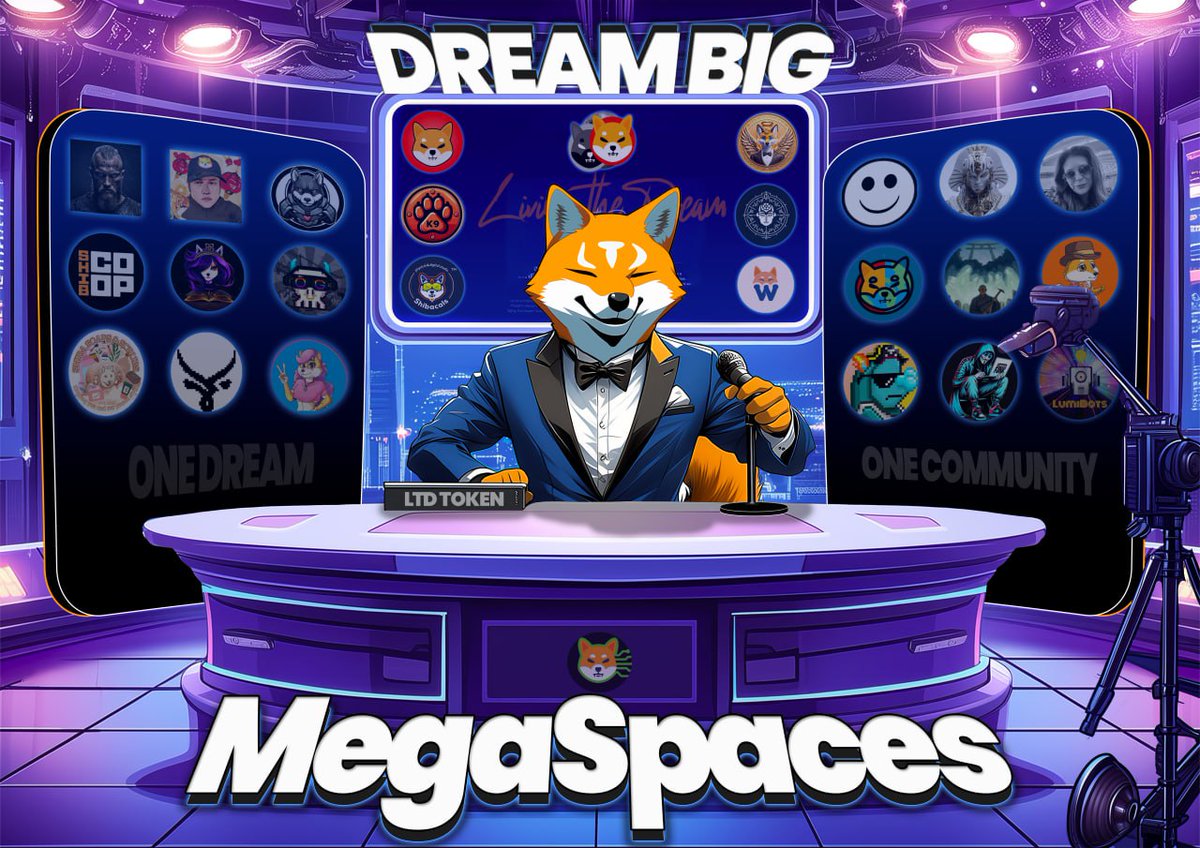 Join Us This Saturday, July 27th at 2:00PM EST for the DREAM BIG - #SHIBARMY UNITED Mega Space by $LTD

Fun, Family, Friends Music and Over $5000.00 worth of giveaways! 🥳

One Dream - One Community 🤜❤️🤛

x.com/i/spaces/1Mnxn…

Featuring These Amazing Projects👇