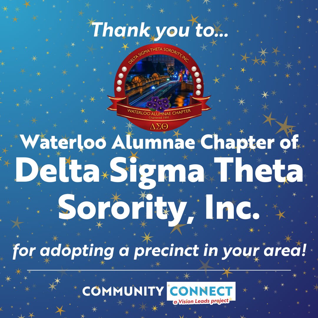We are SO excited to kick off our celebration of our Bridge Builders with the Waterloo Alumnae Chapter of <a href="/dstinc1913/">dstinc1913</a>! Thank you for adopting a precinct in your area! #Iowa #TheVotersAreComing #LetsGo